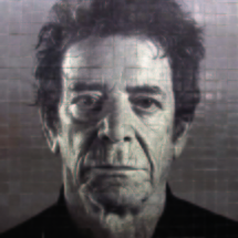 Chuck Close artwork, “Subway Portraits” series. Image by Metropolitan Transportation Authority of the State of New York,